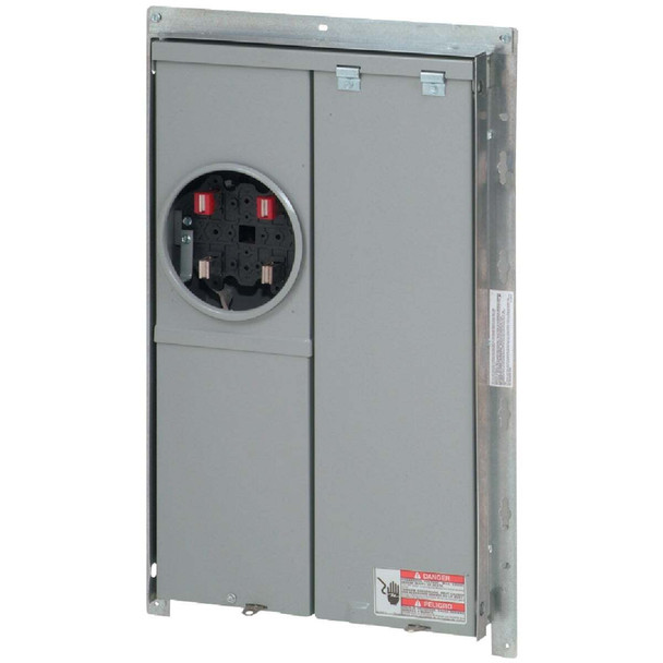 Eaton BR/BD 100A 12-Space 24-Pole Raintight Meter Breaker Panel MBE1224B100BTF