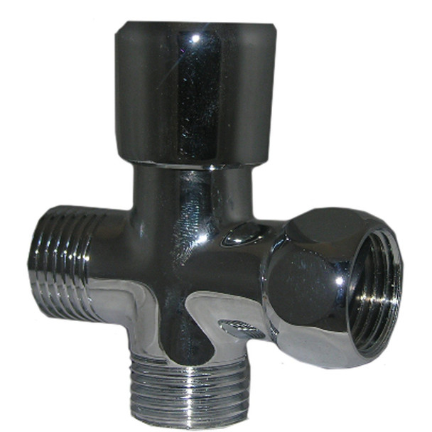 Lasco 1/2 In. Push Pull Dual Flow Brass Shower Diverter 08-2011