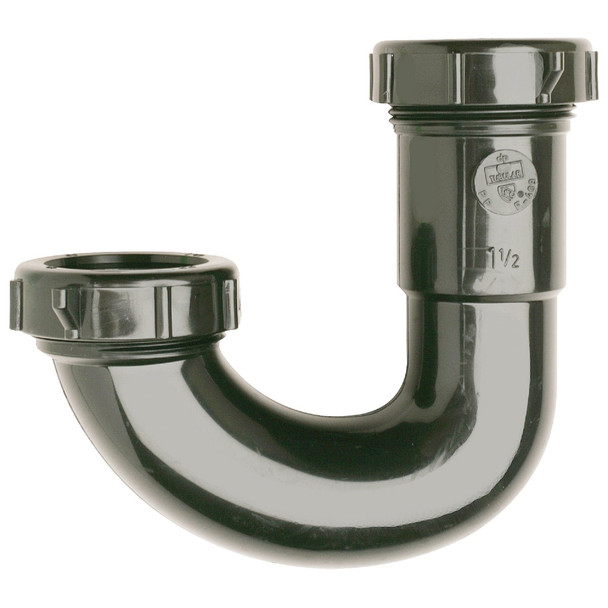 Do it Best 1-1/2 In. Black Plastic J-Bend DIB66-1B