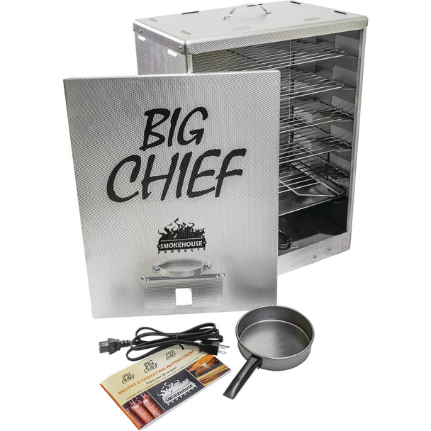 Big Chief 25 In. H. 450-Watt Front  Load Electric Smoker 9894-000-0000