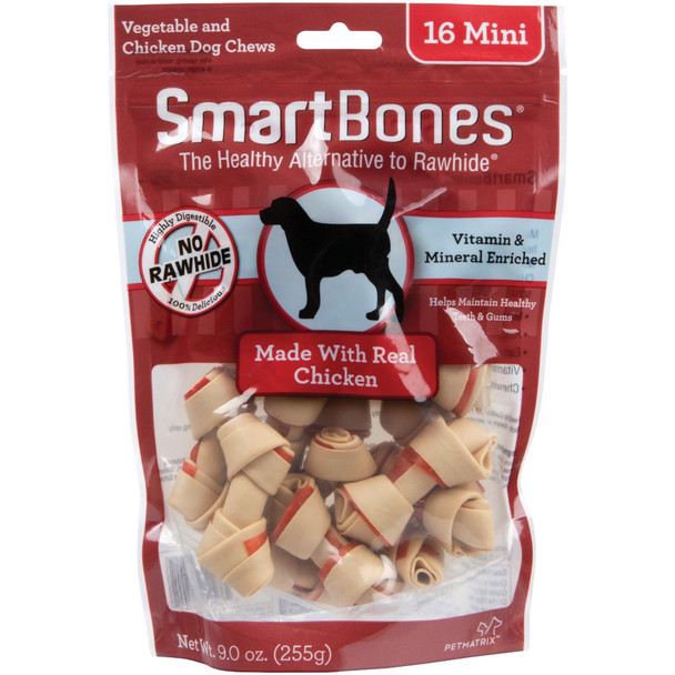 SmartBone Mini Chicken Chew Bone (16-Pack) SBC-00201
