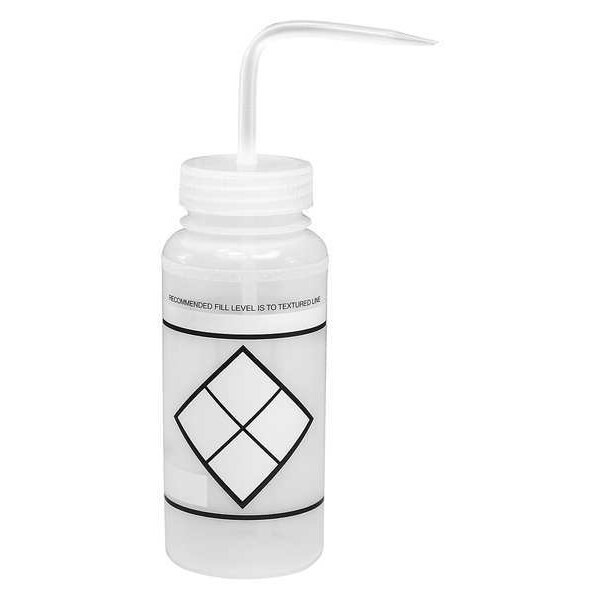 Sp Scienceware Wash Bottle,Std Spout,Write-On,PK6 F11646-0638