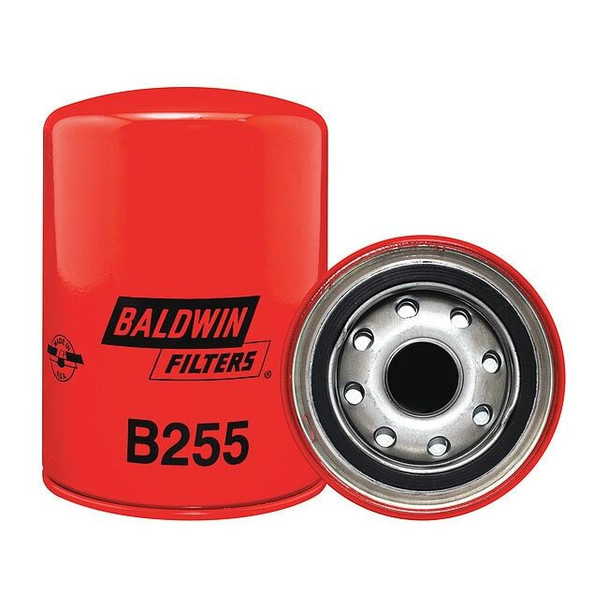Baldwin Filters Spin-On,1" Thread ,5-15/32" L B255