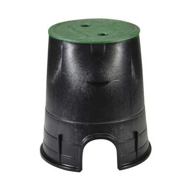 Nds Valve Box, Round, 9in.Hx8-3/8in.W, 6-1/2in. 107BC