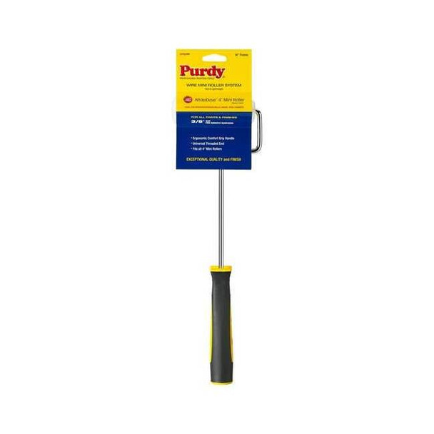 Purdy Paint Roller Frame, Cageless, Polypropylene Handle, 4" Rollers 14A743013