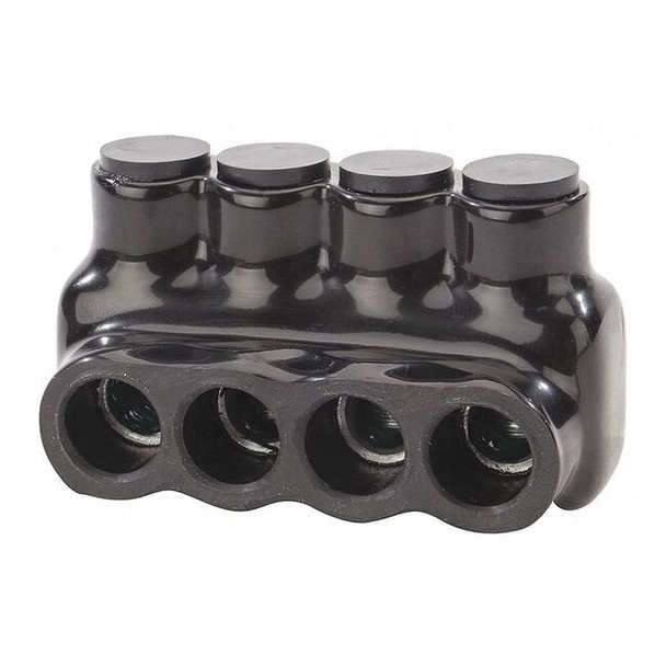 Polaris MultitapConnector,Alum,Blk,Hex,4Port IPL1/0-4B