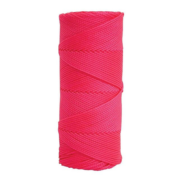 Kraft Tool Masons Line,500 ft,Braided Nylon,Pink BC355