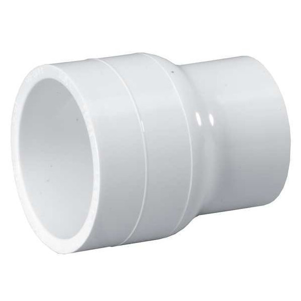 PVC Reducing Coupling, Socket x Socket, 1 1/4 in x 1 in Pipe Size