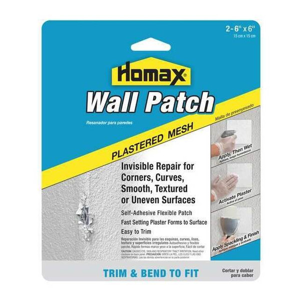 Homax Wall Patch,Self Adhesive,6x6in,PK2 2297