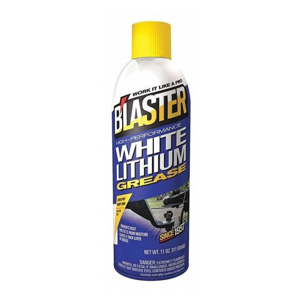 Multipurpose Grease, Aerosol Can, 11 oz, 1, Lithium, High-Performance, White