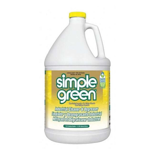 Simple Green Cleaner/Degreaser, 1 Gal Jug, Liquid, Yellow 3010200614010
