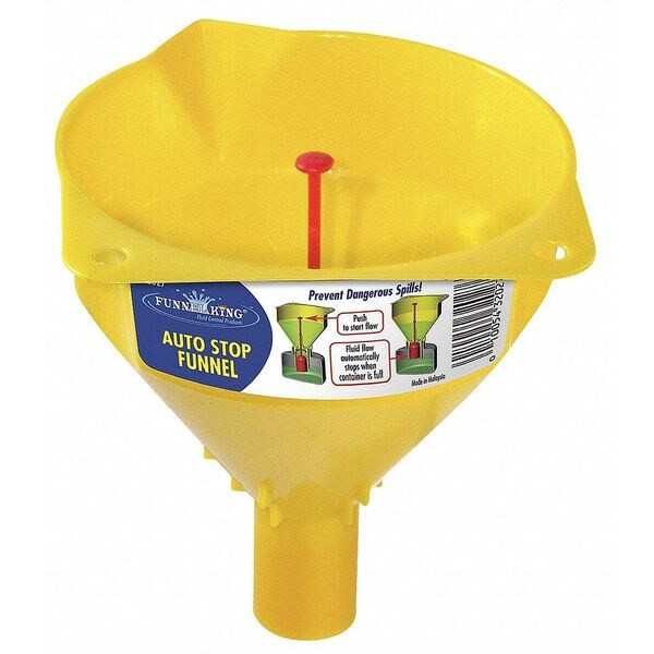 Funnel King Polypropylene,16 oz.,6",5",1-1/8",Yellow 32027