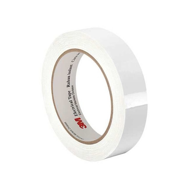 3m ElectricalTape,White,72ydL,1/2inW 3M 1350 0.5" x 72 yds White