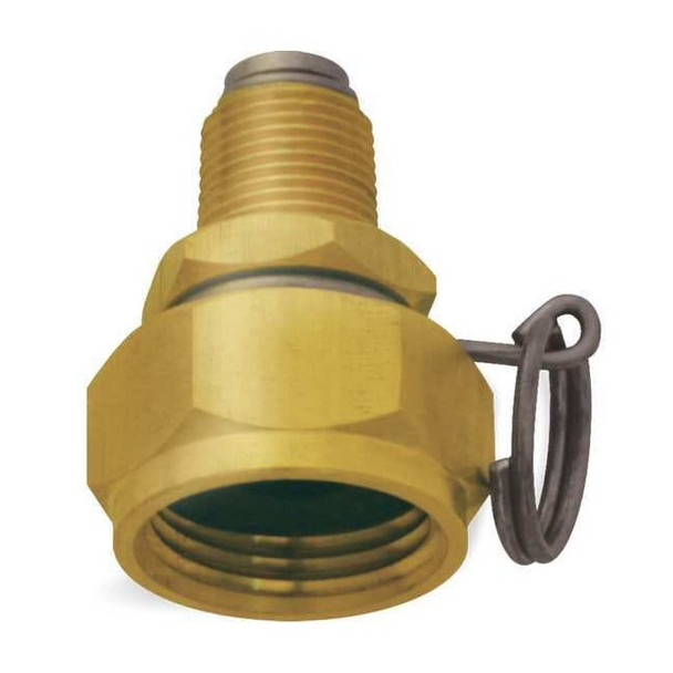 Sani-Lav Swivel Hose Adapt,Brass,3/8MNPT,2 In L N12