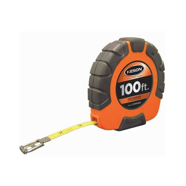 Keson 100 ft Tape Measure, 3/8 in Blade ST181003X