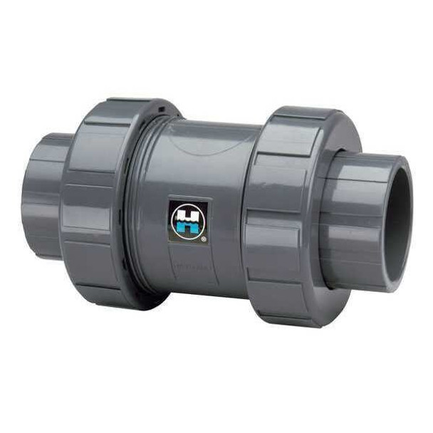 Hayward Flow Control Check Valve, True Union, Ball, 1", CPVC/FPM, S/T TC20100ST