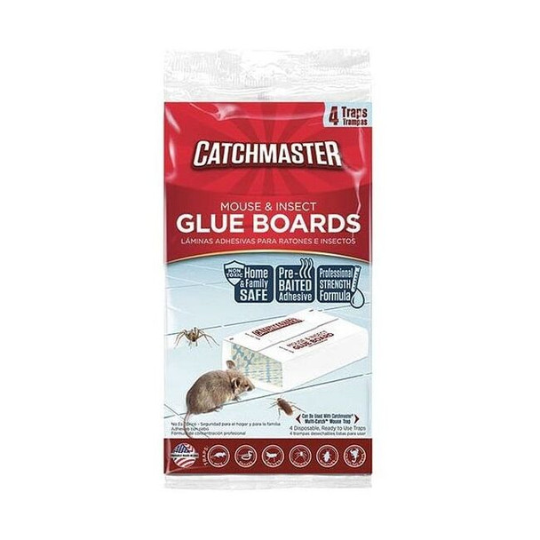 Catchmaster Glue Trap,8-1/2 In. L,5-1/4 In. W,PK4 18-72