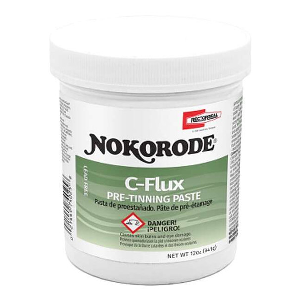 Rectorseal Soldering Flux,12 oz.,Plastic Jar 74025