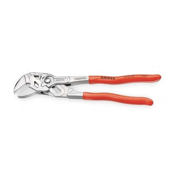 10 in Knipex Cobra Straight Jaw Plier Wrench Smooth, Plastic Grip