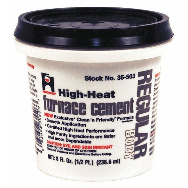Hercules Furnace Cement, 1/2 pt, Tan 35503