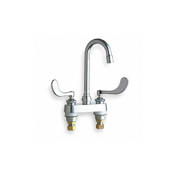 Gooseneck Kitchen/Bathroom Faucet, Manual, 4" Mount, 2 Hole Commercial