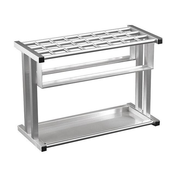 Glaro Umbrella Stand,18 in H,Aluminum 1890SA