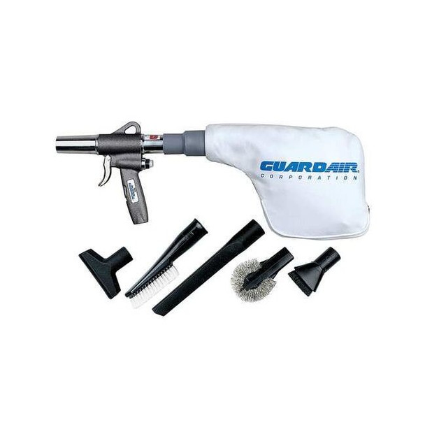Guardair Vacuum Gun, 1/4 in, FNPT, Alum, Gray 1510