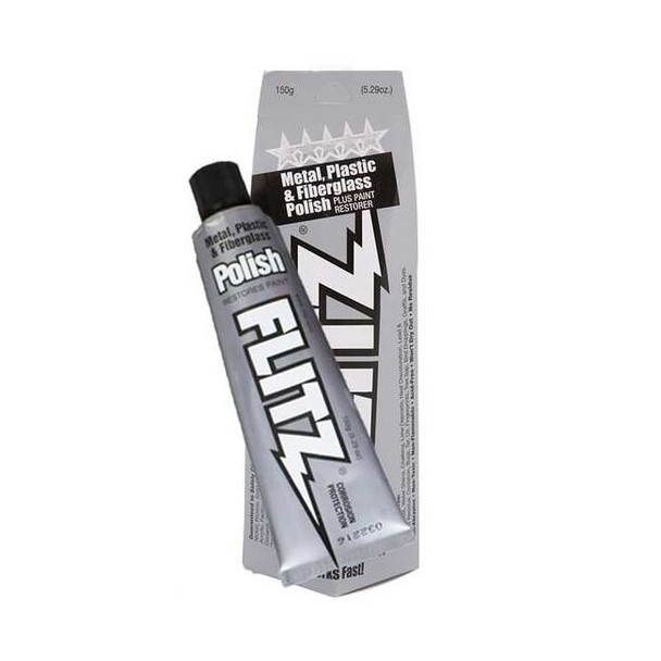 Flitz Metal Cleaner,5.29 oz,Tube,8.1 pH BU 03515