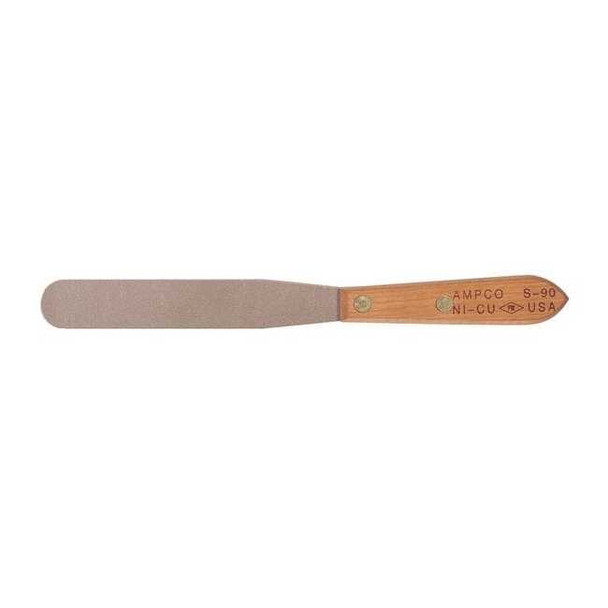 Ampco Safety Tools Spatula, Stiff, 1", Aluminum Bronze S-90