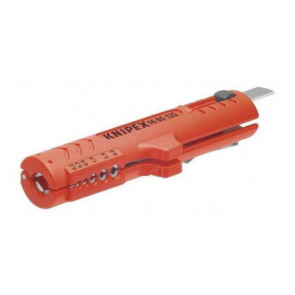 Knipex 4 3/8 in Cable Stripper 5/16 to 33/64 in 16 85 125 SB