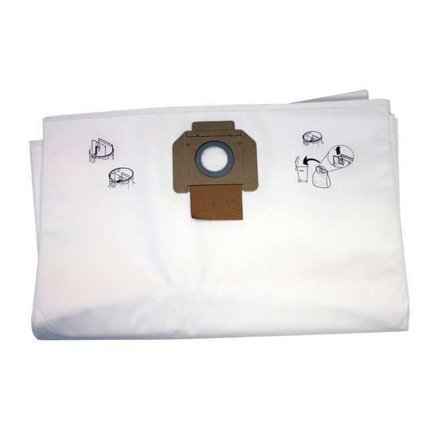 Makita Vacuum Bag, Wet/Dry, Fleece Filter, 5 PK P-78293