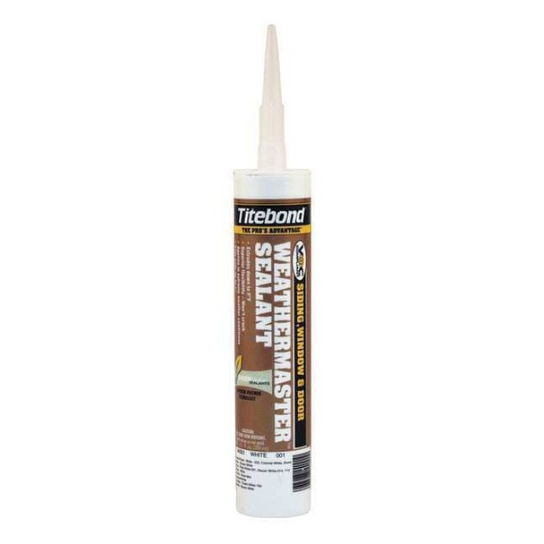 Polymer Sealant, 10 oz, Cartridge, White, Polymer Base, WeatherMaster