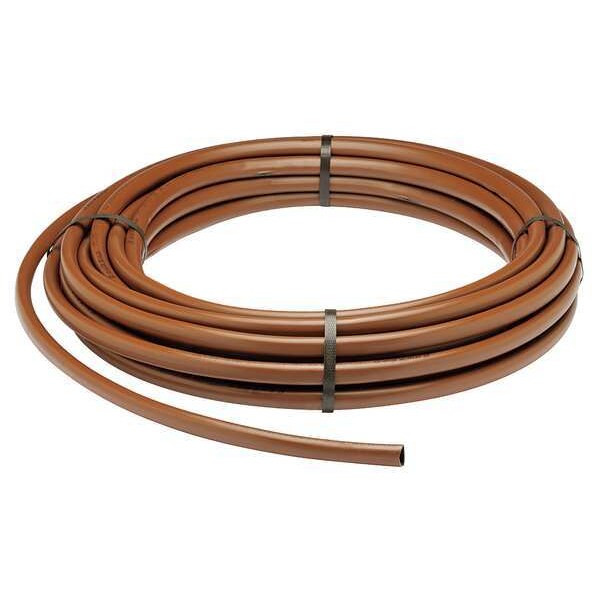 Rain Bird Emitter Tubing,1/2 in,100 ft,Brown ET63-100S
