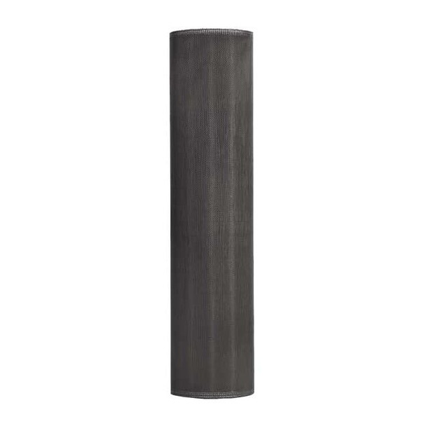 Replacement Screen, Aluminum, 30 in W, 7 ft L, 0.011 in Wire Dia, Charcoal