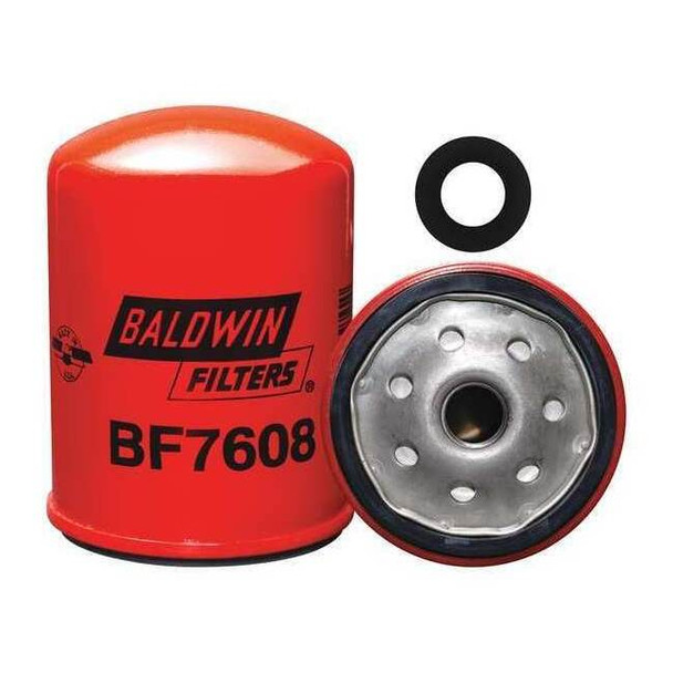 Baldwin Filters Fuel Filter,4-3/32 x 3-1/32 x 4-3/32 In BF7608