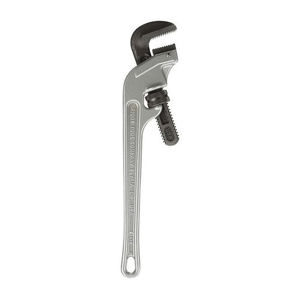 Ridgid 18" Aluminum End Pipe Wrench, 2-1/2" Pipe Capacity 90122