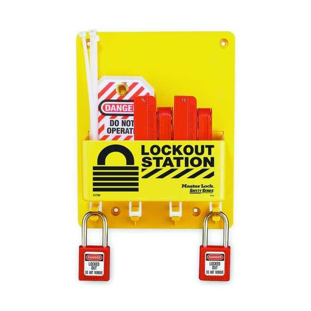 Master Lock 2-Lock Compact Lockout Center, Circuit Breaker Lockout S1720E410