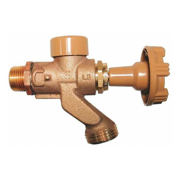 Woodford Manufacturing Anti-Siphon Hose Bibb,1/2 In, Brass 101CP