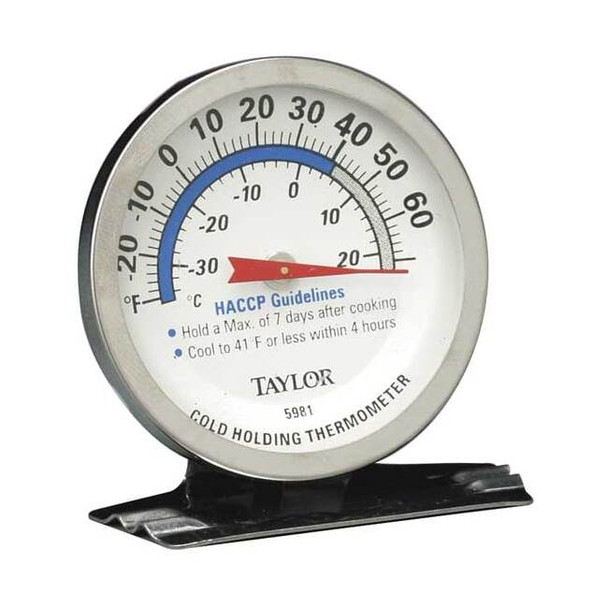 Taylor Analog Mechanical Food Service Thermometer with -30 to 70 (F) 5981N