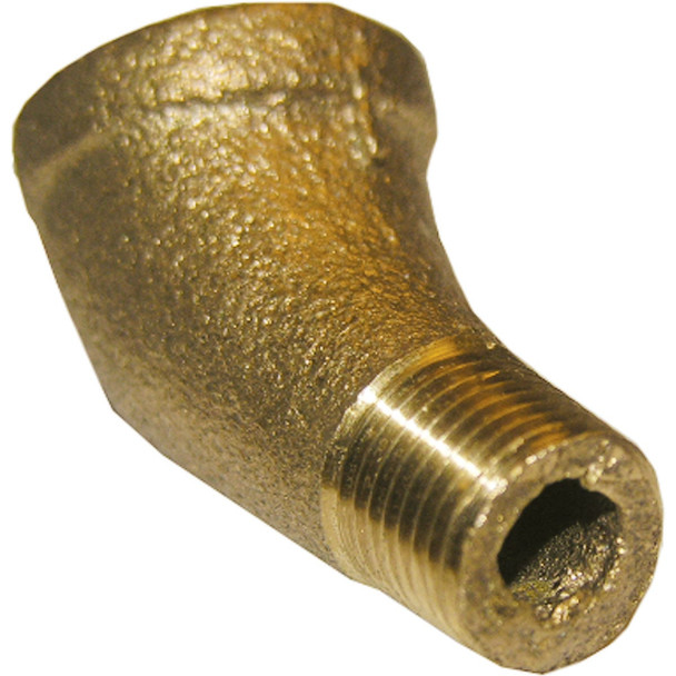 Lasco 1/8 In. FPT x 1/8 In. MPT 45 Deg. Brass Street Elbow (1/8 Bend) 17-9013