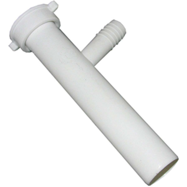 Lasco 1-1/2 In. OD x 8 In. White Dishwasher Tailpiece 03-4331