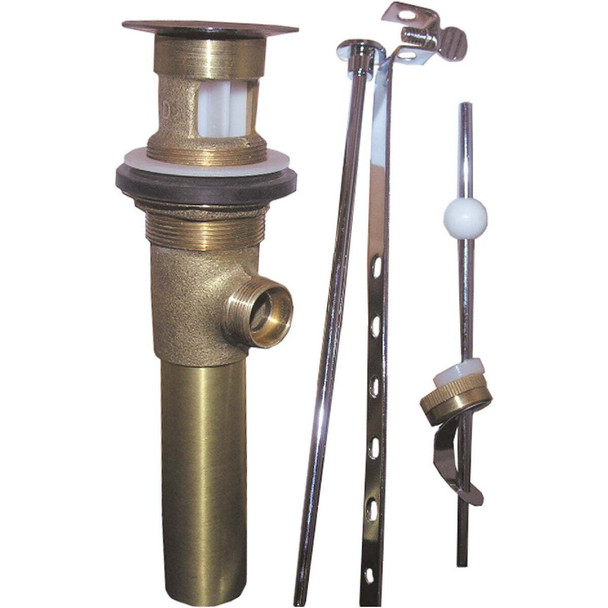Lasco 1-1/4 In. Polished Brass Pop-Up Assembly 03-4625