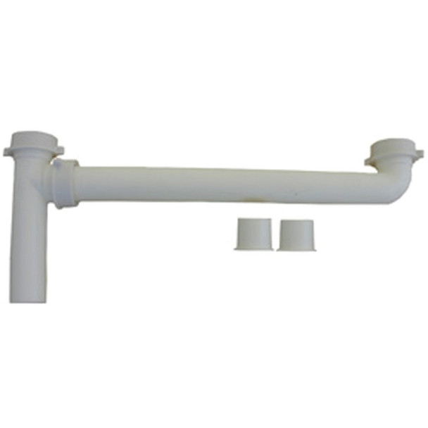 Lasco 1-1/2 In. OD x 16 In. White Plastic End Outlet Waste 03-4201
