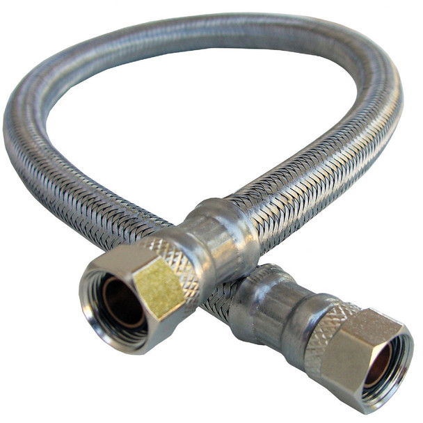 Lasco 3/8x3/8x20 Ss Braid Flex 10-0976