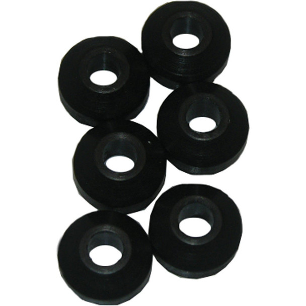 Lasco 1/2 In. Black Beveled Bibb Faucet Washer (6 Ct.) 02-1071