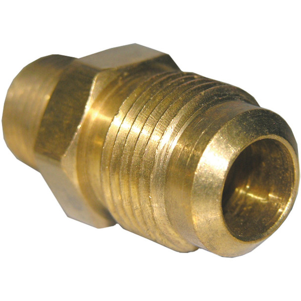 Lasco 5/8 In. M x 3/4 In. MPT Brass Flare Adapter 17-4859