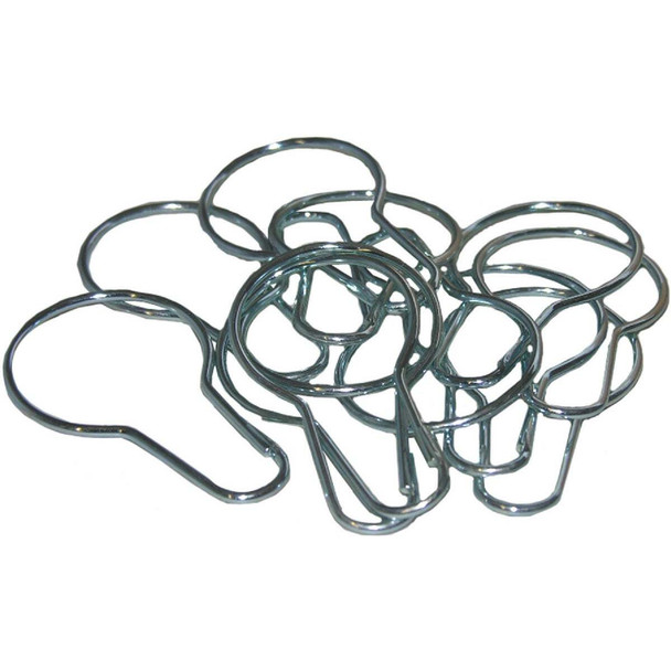 Lasco Chrome Shower Curtain Hook (12 Count) 08-1385