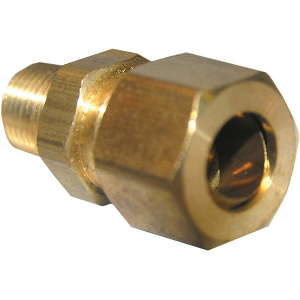 Lasco 3/8 In. C x 1/8 In. MPT Brass Compression Adapter 17-6831