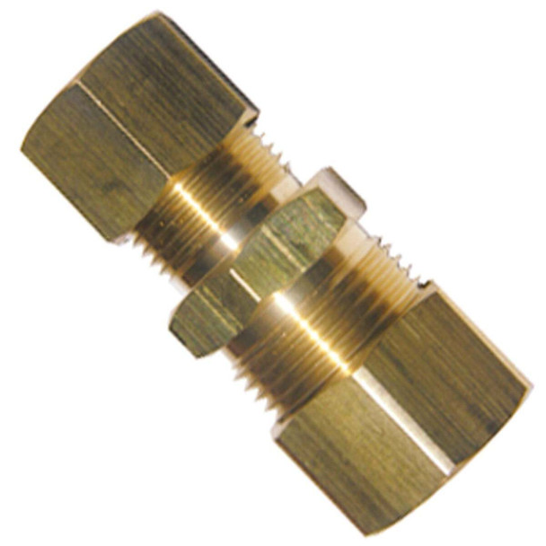 Lasco 1/2 In. x 3/8 In. Brass Reducing Compression Union 17-6247