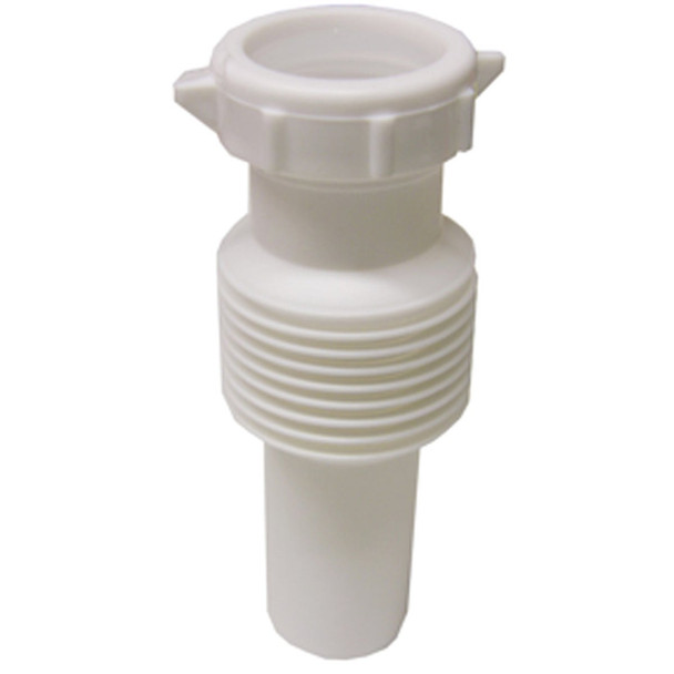 Lasco 1-1/4 In. OD White Plastic Extension Tube 03-4315